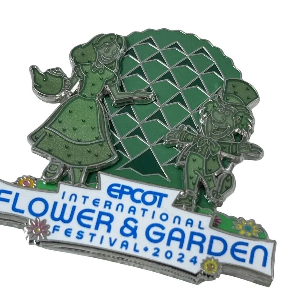 Alice In Wonderland Topiary 2024 Epcot Flower And Garden Festival Disney‎ LR Pin
